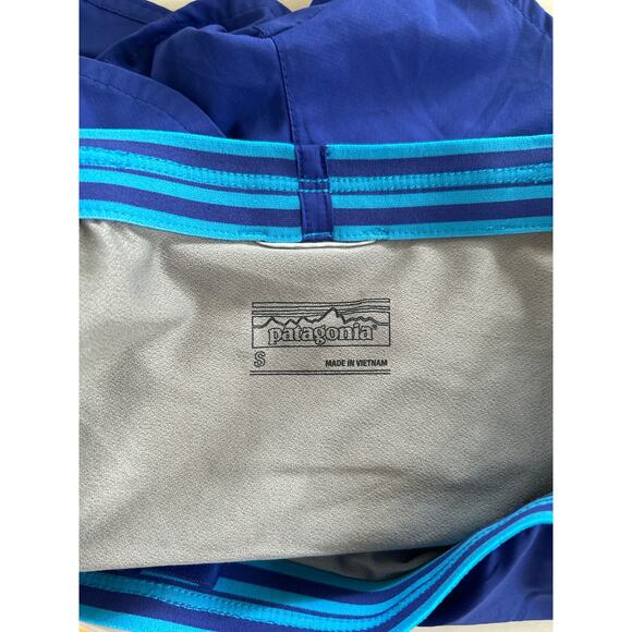 Patagonia Strider Pro Running Short Two Tone Blue 2.5 inch inseam - Picture 3 of 6